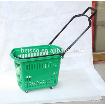 45L Supermarket Plastic shopping basket